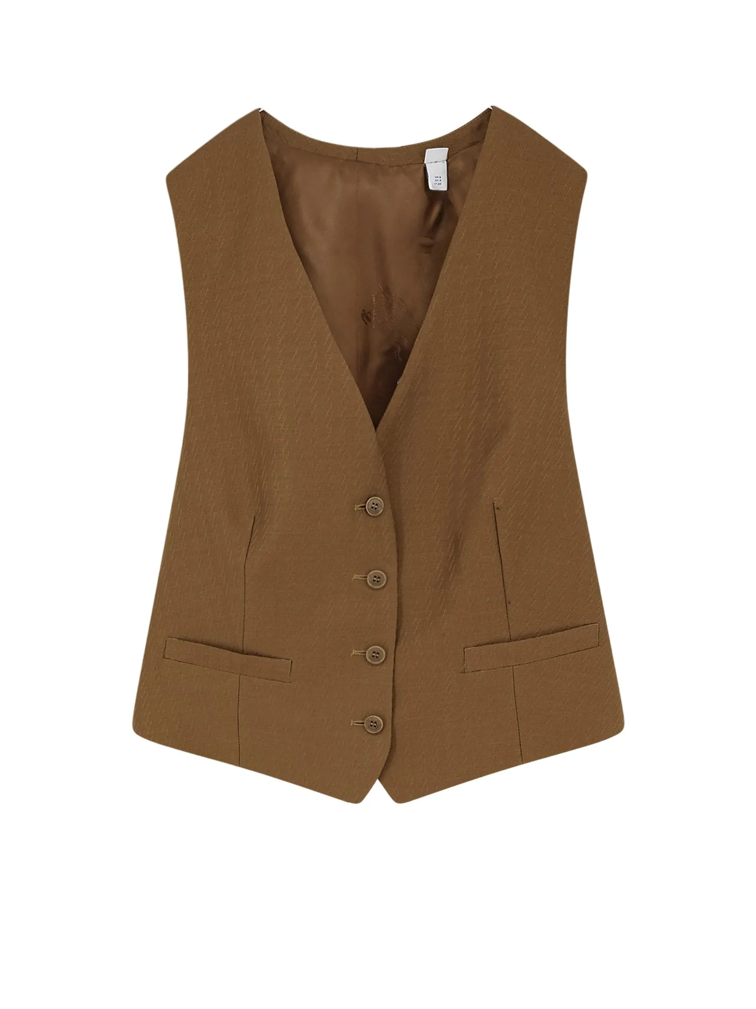 Warren Wool And Mohair Vest sold by Wanan Luxury