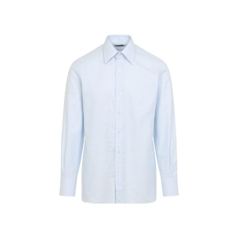 Shirt Blue made by Tom Ford