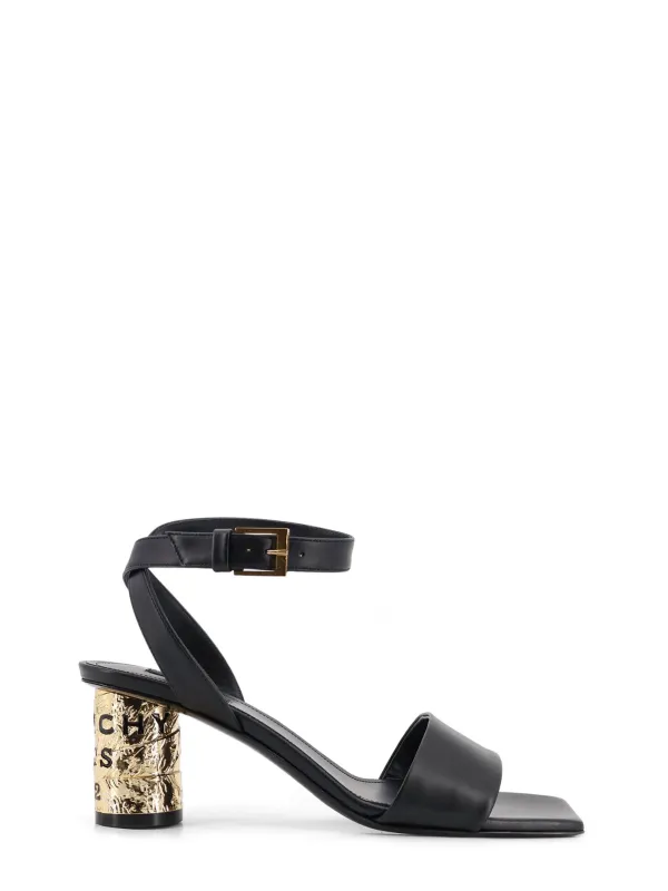 Tape Leather Heeled Sandals made by Givenchy