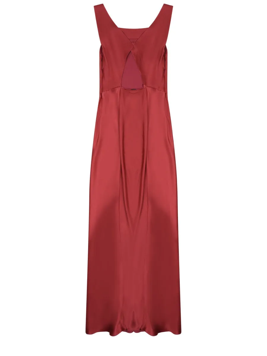 Silk Blend Long Dress sold by Wanan Luxury product image thumbnail 2