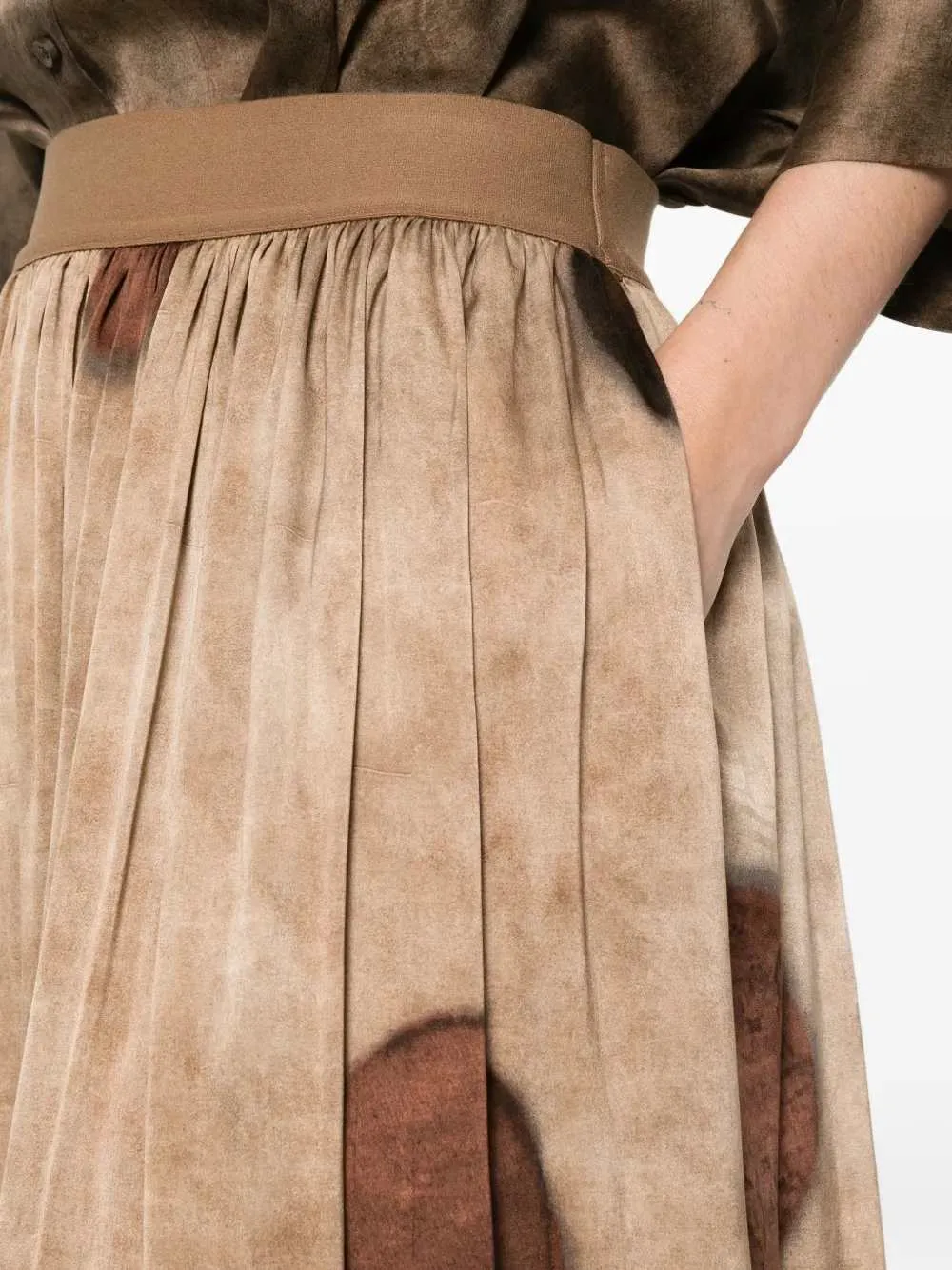 Midi Skirt With Gillian Polka Dot Print sold by Wanan Luxury product image thumbnail 5