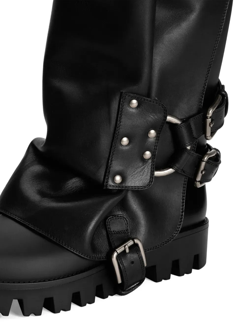 Buckled Biker Boots sold by Wanan Luxury product image thumbnail 4