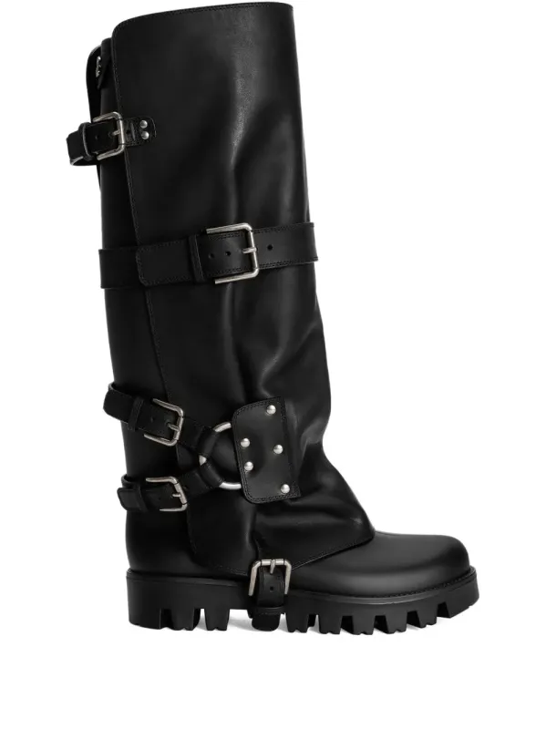 Buckled Biker Boots made by Dolce & Gabanna