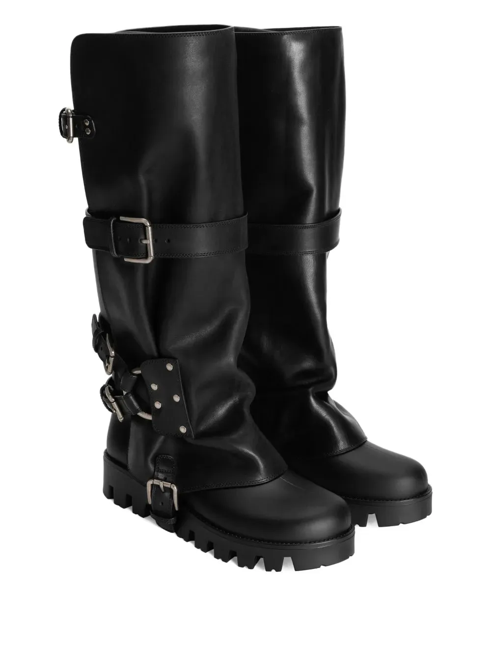 Buckled Biker Boots sold by Wanan Luxury product image thumbnail 2
