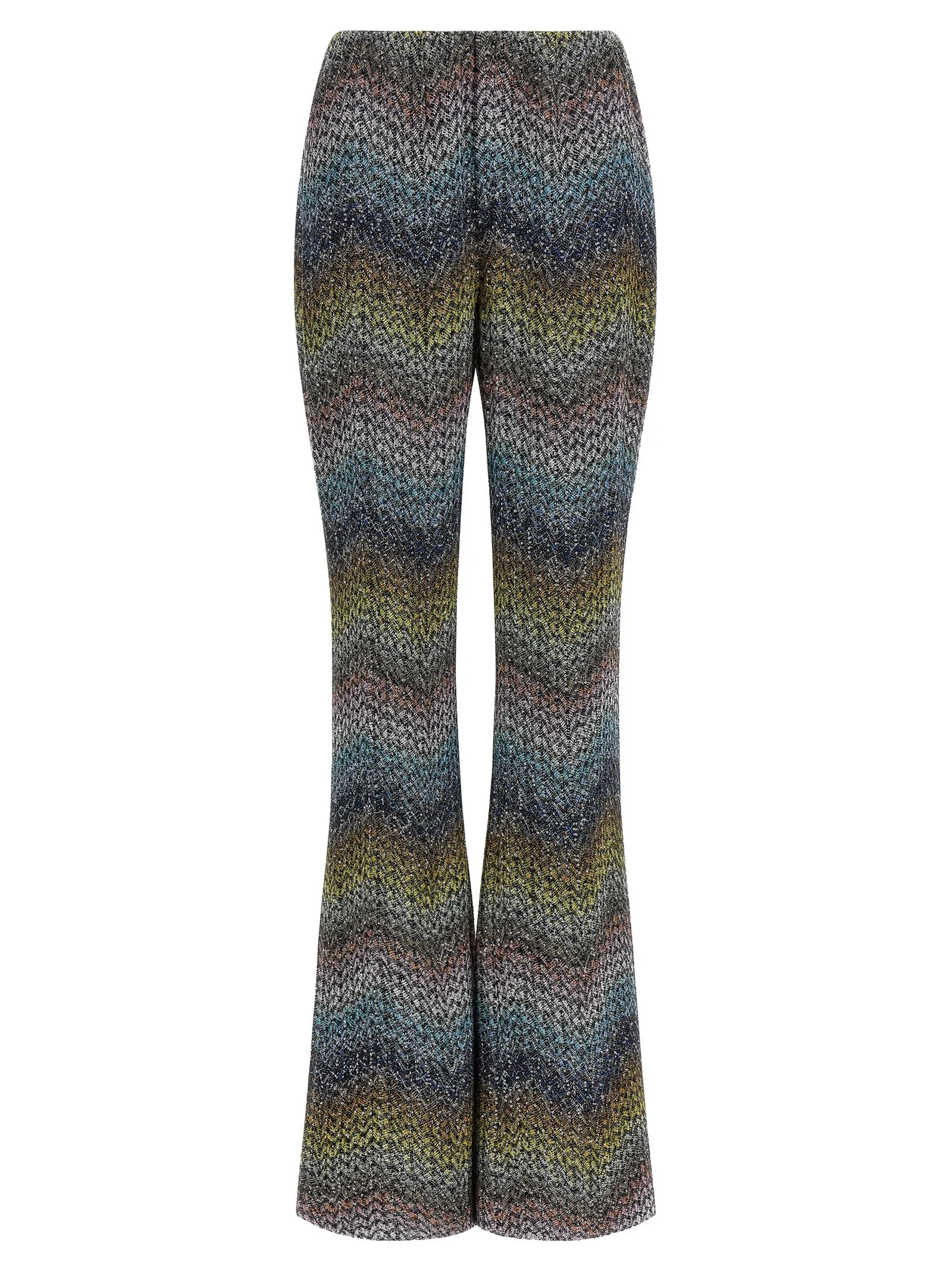 Lamé Viscose Pants Multicolor sold by Wanan Luxury