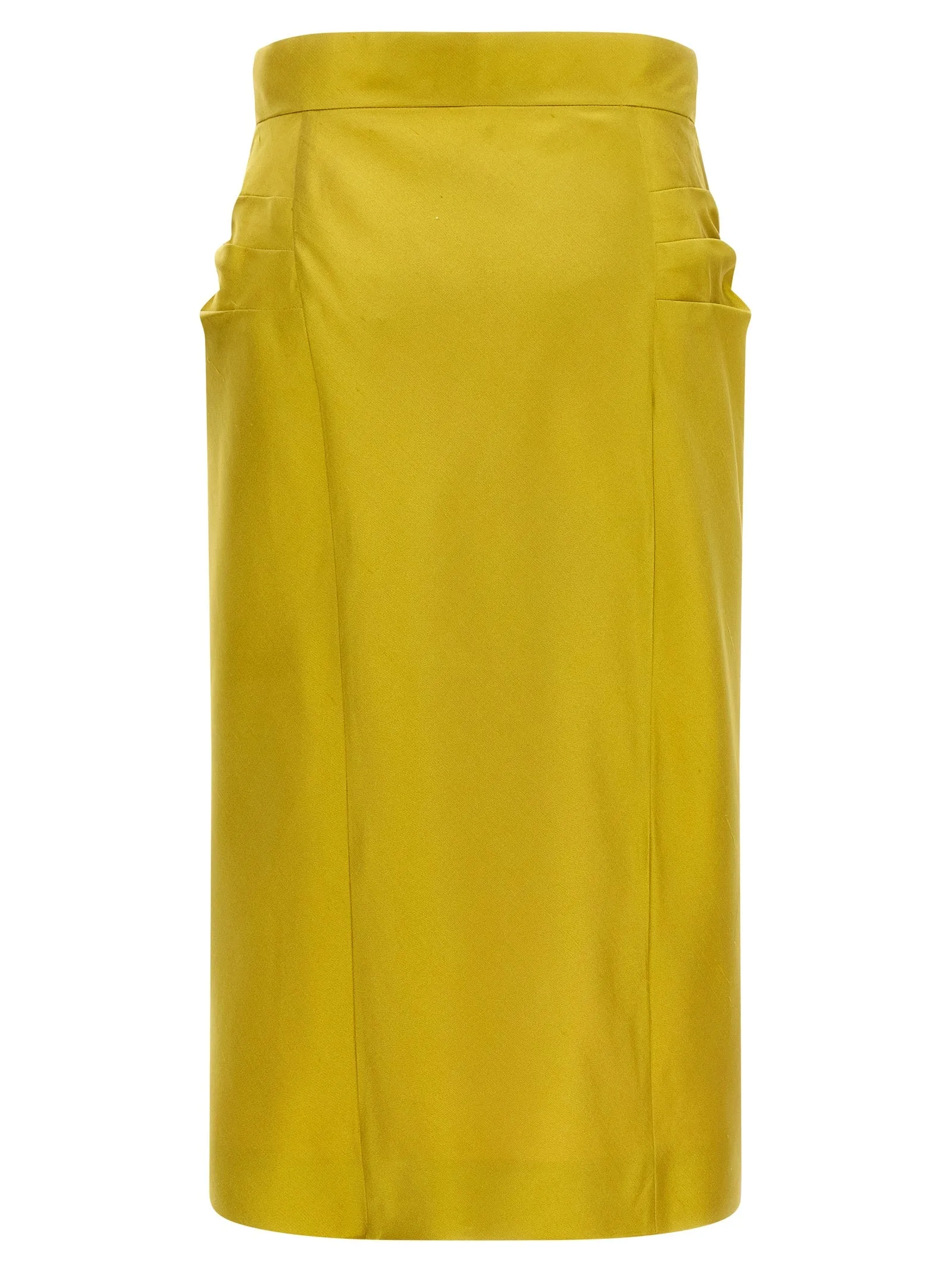 Valentino Garavani Shantung Silk Skirt Skirts Green sold by Wanan Luxury product image thumbnail 2