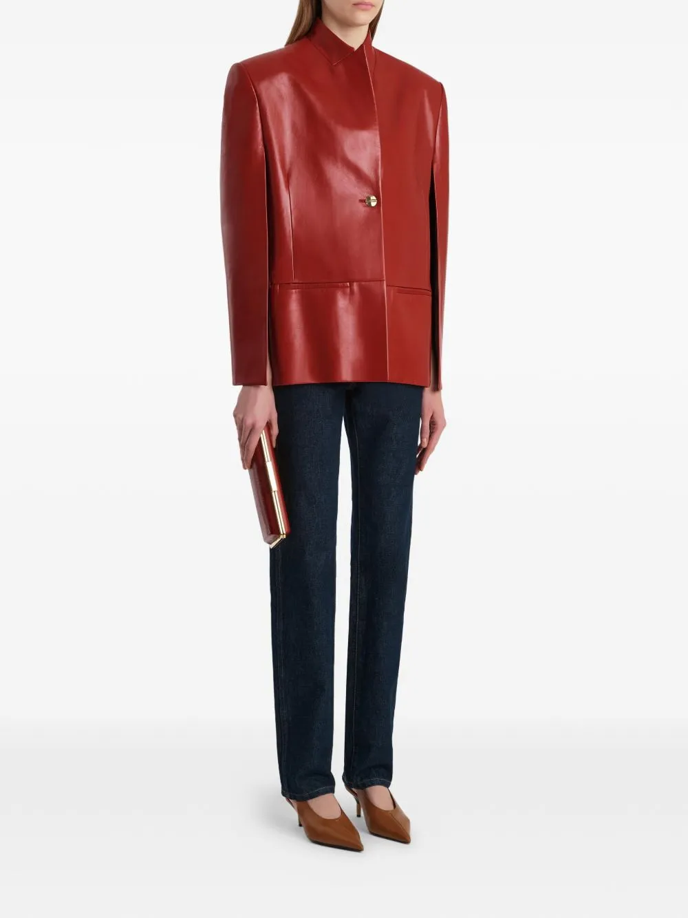 Dolso Leather Jacket sold by Wanan Luxury product image thumbnail 3