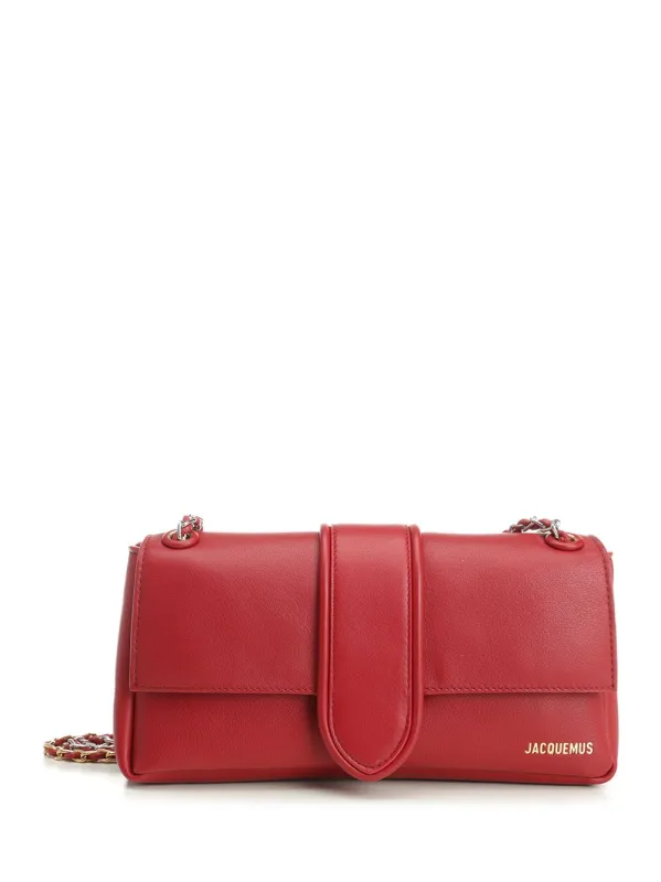 Le Bambino Chaine Shoulder Bags Red made by Jacquemus