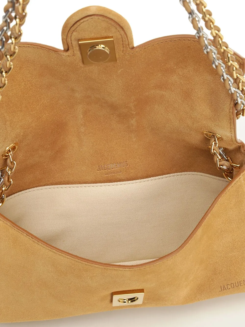 Le Bambino Chaine Shoulder Bags Brown sold by Wanan Luxury product image thumbnail 4