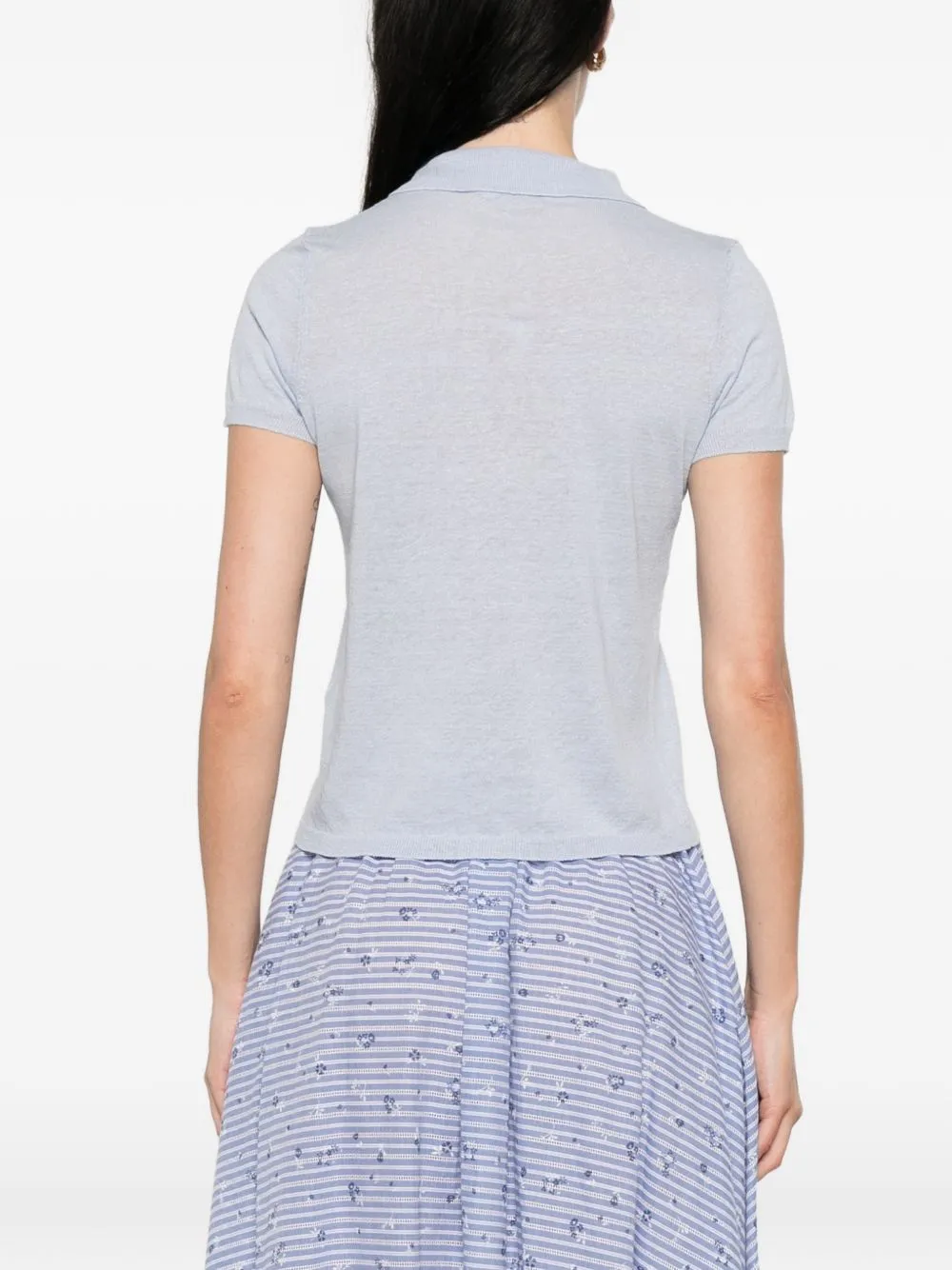 Linen And Cotton Blend Polo Shirt sold by Wanan Luxury product image thumbnail 2