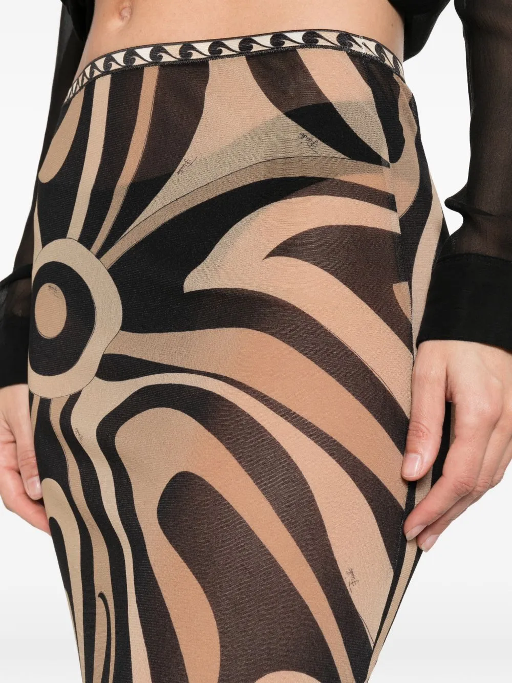 Printed Tulle Skirt sold by Wanan Luxury product image thumbnail 3