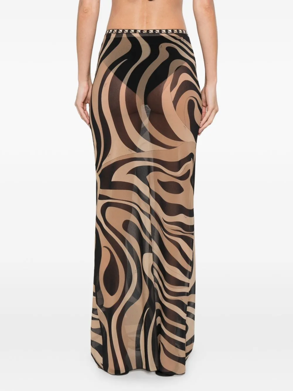 Printed Tulle Skirt sold by Wanan Luxury product image thumbnail 4
