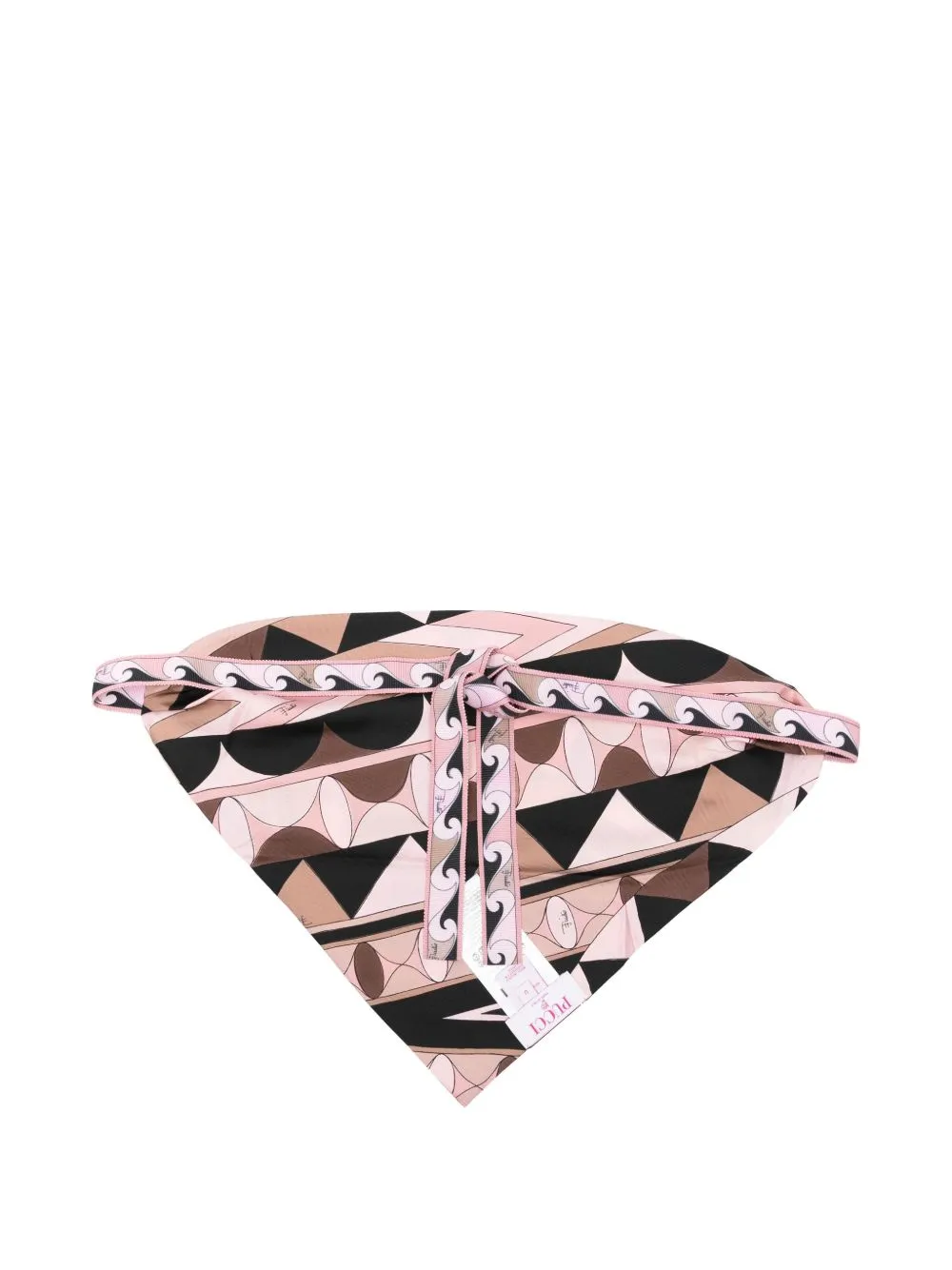 Printed Silk Headscarf sold by Wanan Luxury product image thumbnail 3