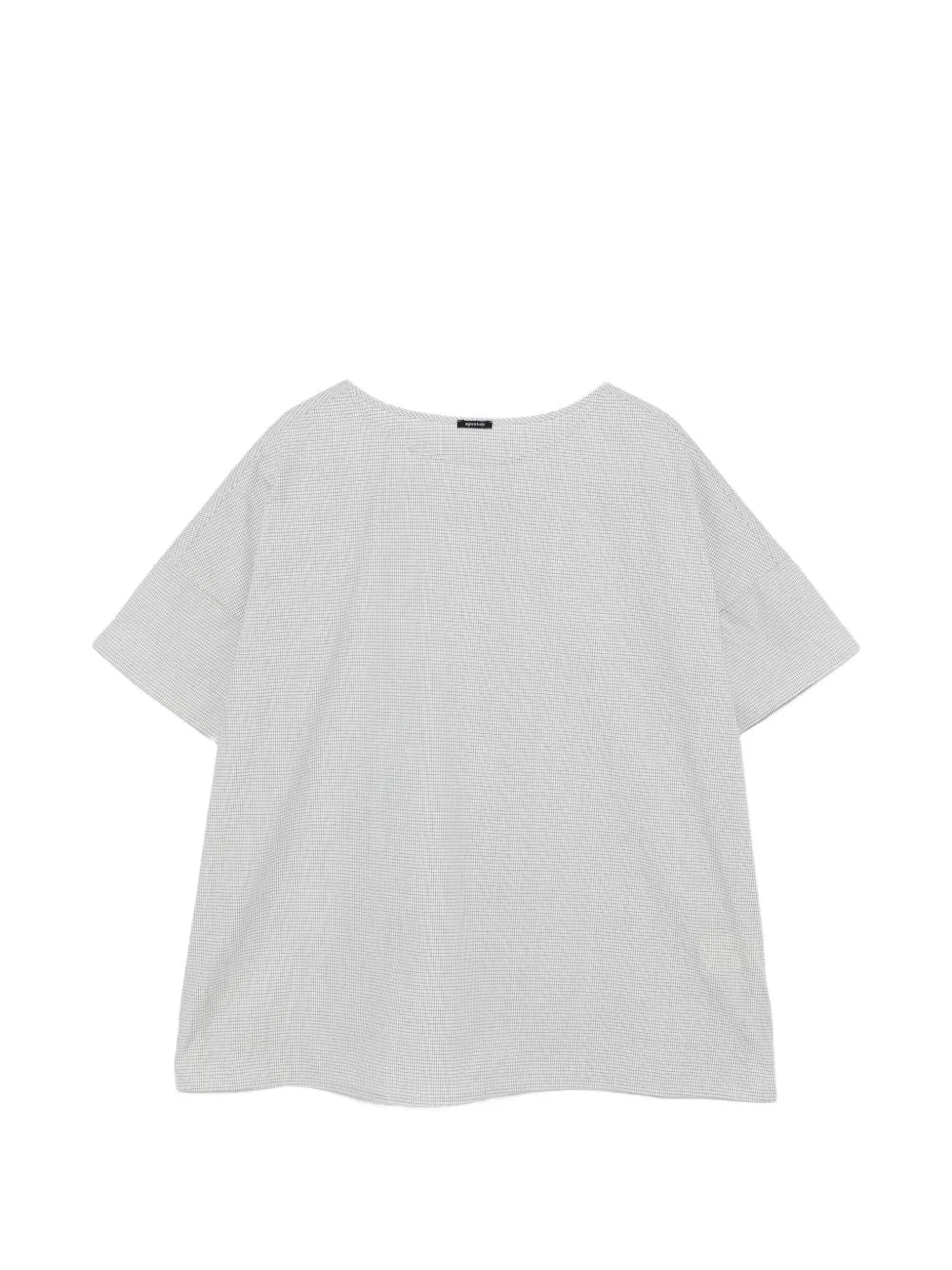 Checked Cotton T-Shirt sold by Wanan Luxury