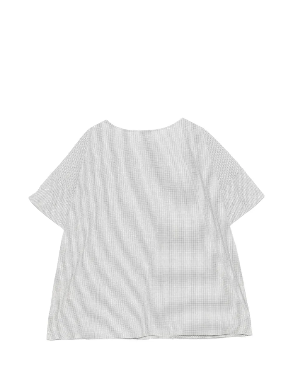 Checked Cotton T-Shirt sold by Wanan Luxury product image thumbnail 2