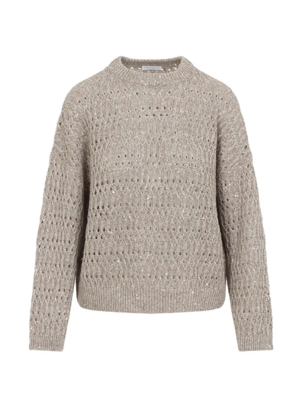 Sweaters Brown made by Brunello Cucinelli