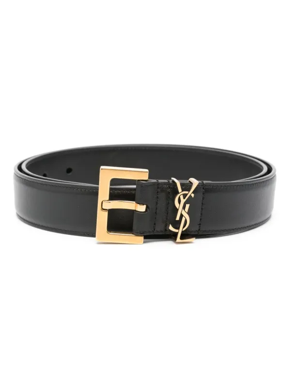 Belts Blacks And Greys made by Yves Saint Laurent
