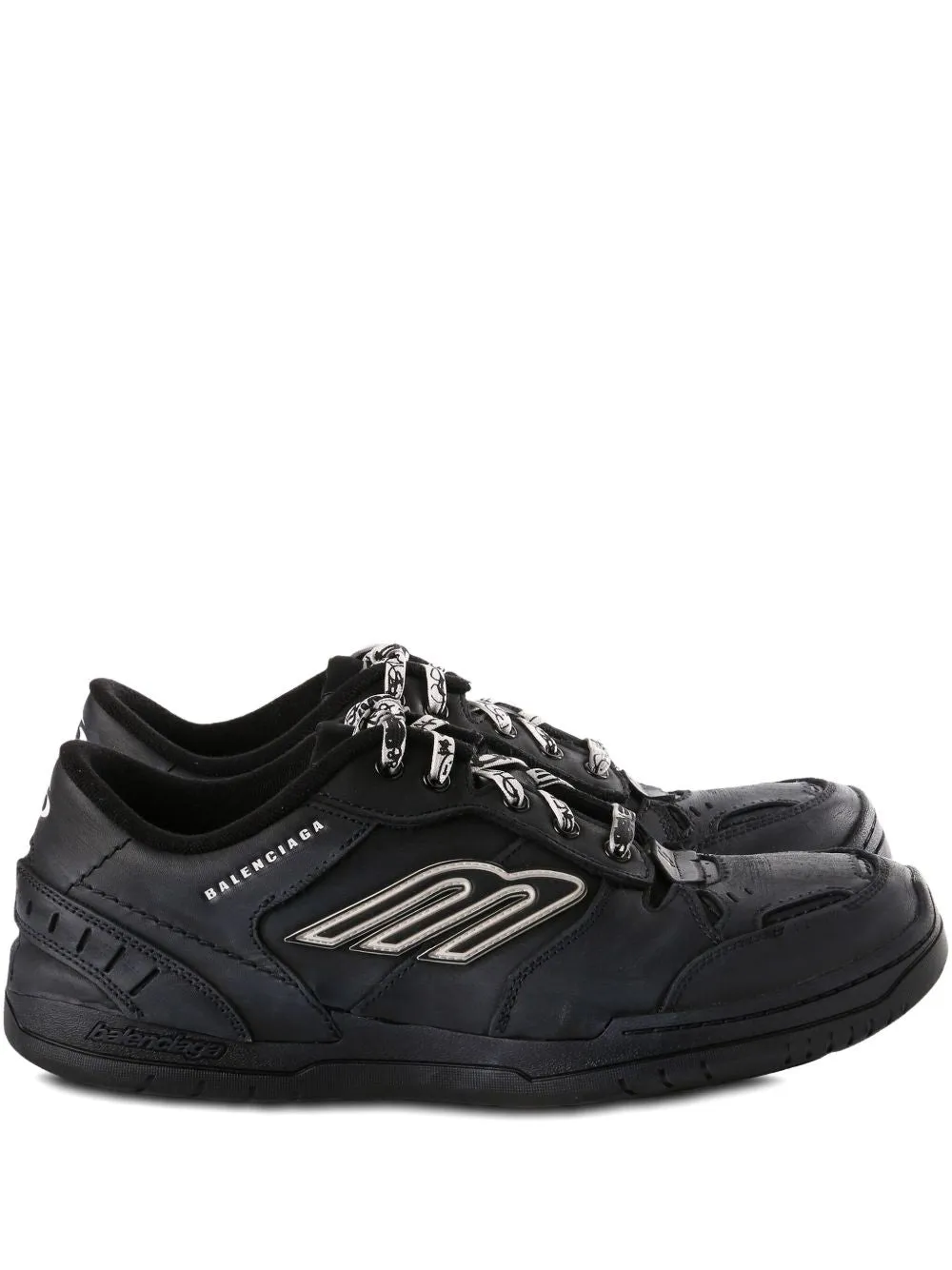 Flat Shoes Blacks And Greys sold by Wanan Luxury