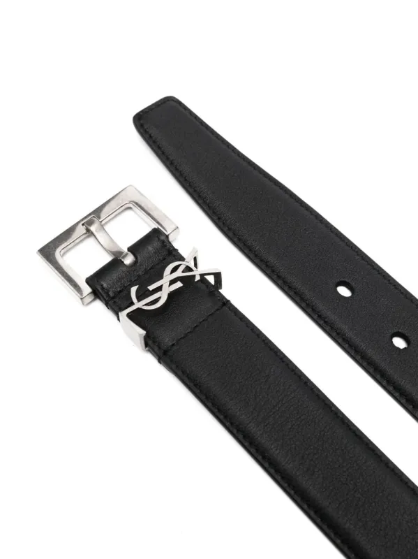 Belts Blacks And Greys made by Yves Saint Laurent