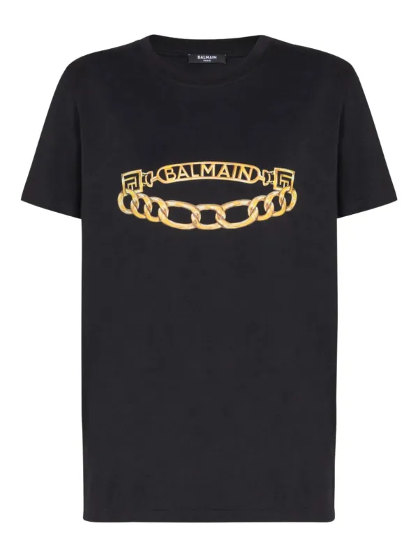 Balmain Chain Print T-Shirt made by Balmain