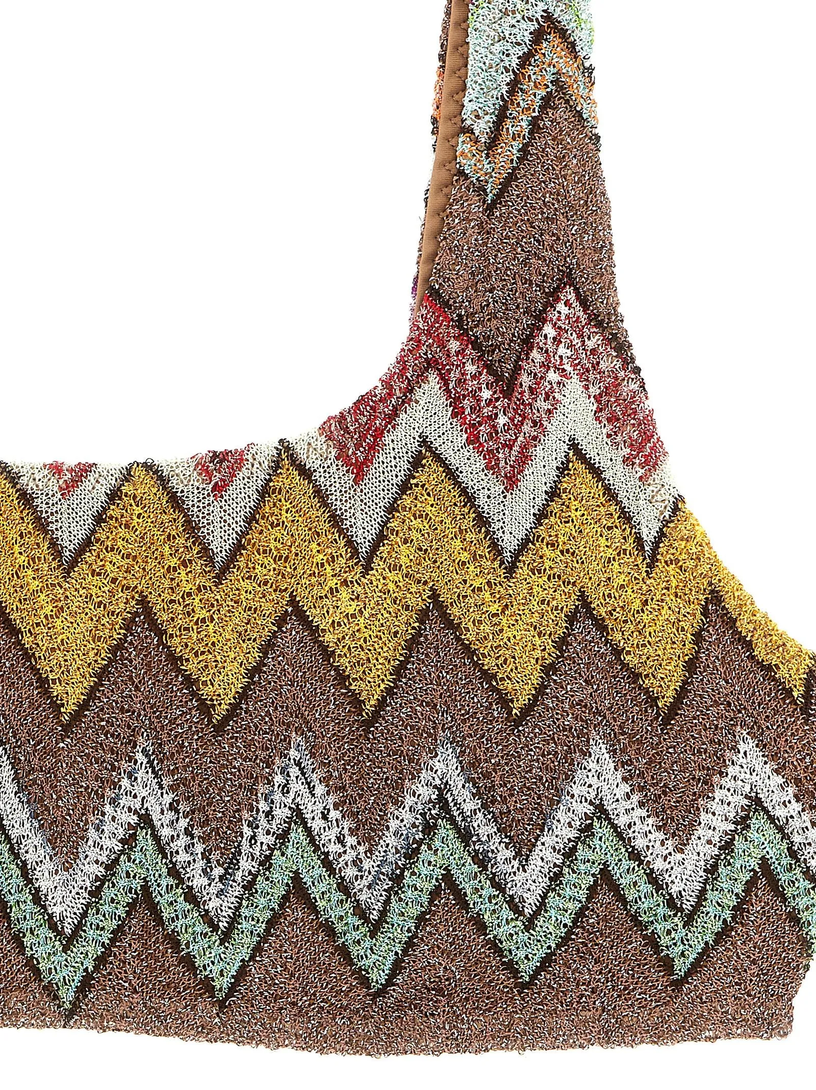 Lamé Viscose Bikini Beachwear Brown sold by Wanan Luxury product image thumbnail 3