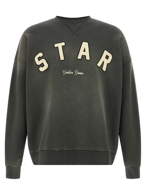 Star Sweatshirt Gray made by Golden Goose