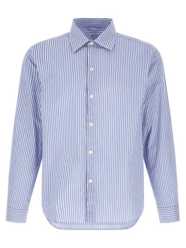 Generous Shirt And Blouse Light Blue made by mfpen