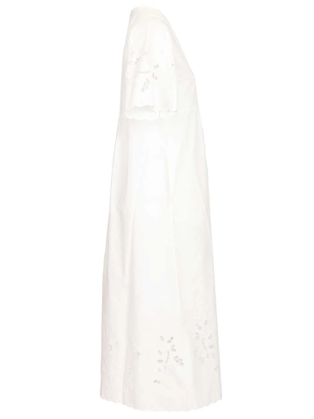 Cotton Jersey And Poplin Dress Dresses White sold by Wanan Luxury product image thumbnail 3