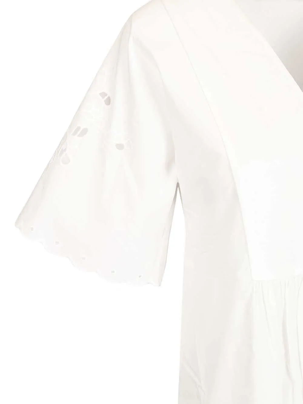 Cotton Jersey And Poplin Dress Dresses White sold by Wanan Luxury product image thumbnail 4