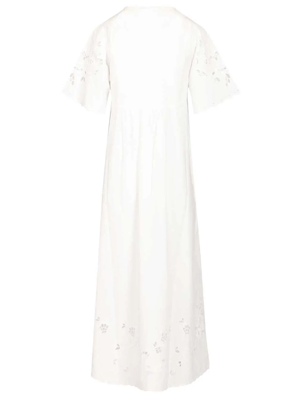 Cotton Jersey And Poplin Dress Dresses White sold by Wanan Luxury product image thumbnail 2