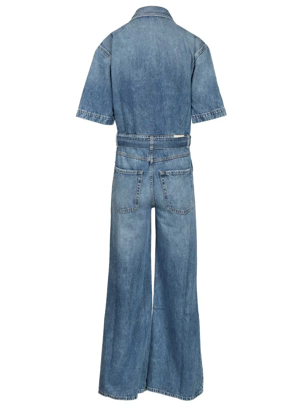 Wide Leg Jumpsuit - Regular Fit Jewelry Blue sold by Wanan Luxury product image thumbnail 2