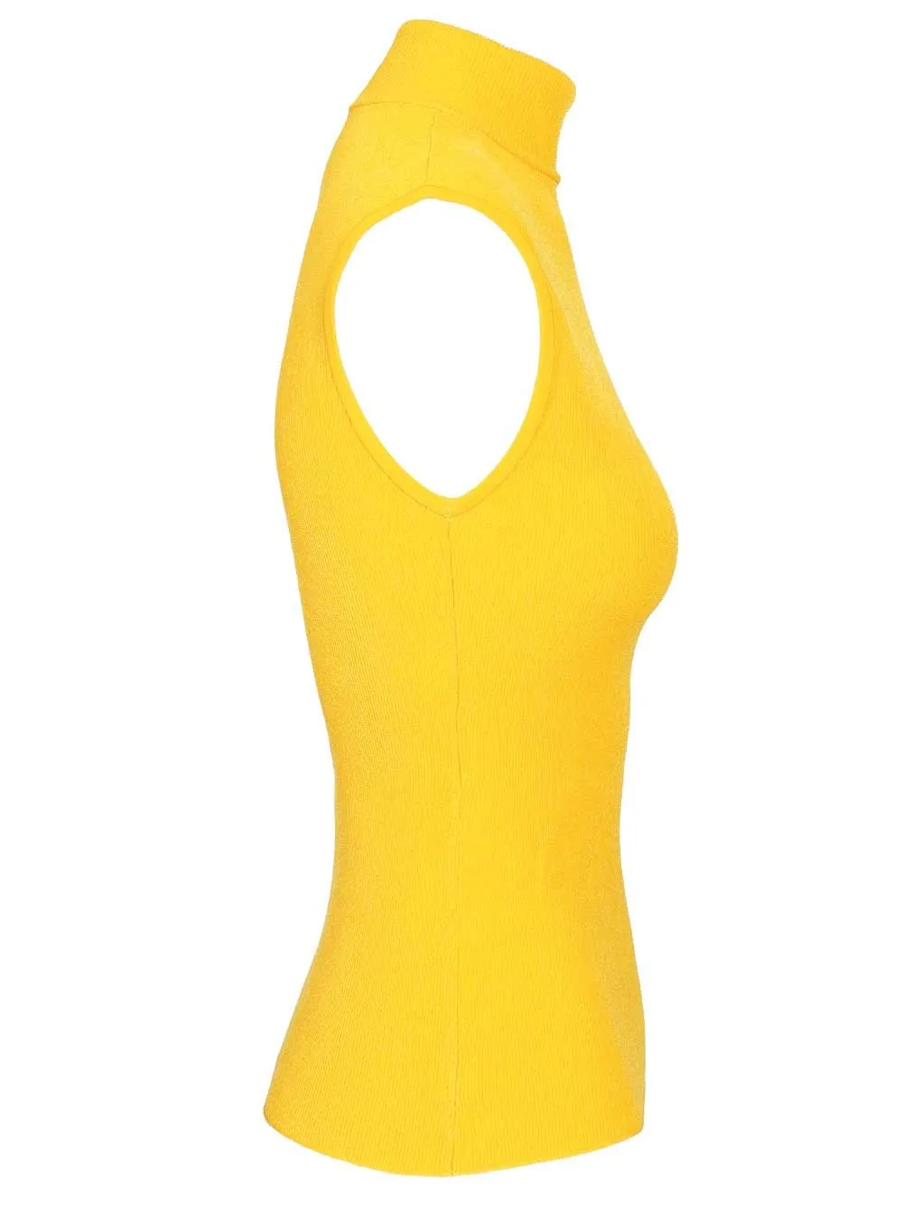 Sleeveless Top Tops Yellow sold by Wanan Luxury product image thumbnail 3