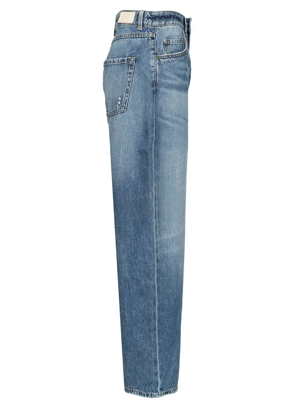 Wide Leg Jean - Low Waist Jeans Blue sold by Wanan Luxury product image thumbnail 3