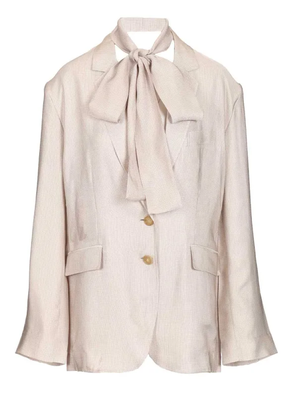 Single-Breasted Jacket Shirts Beige made by Acne Studios