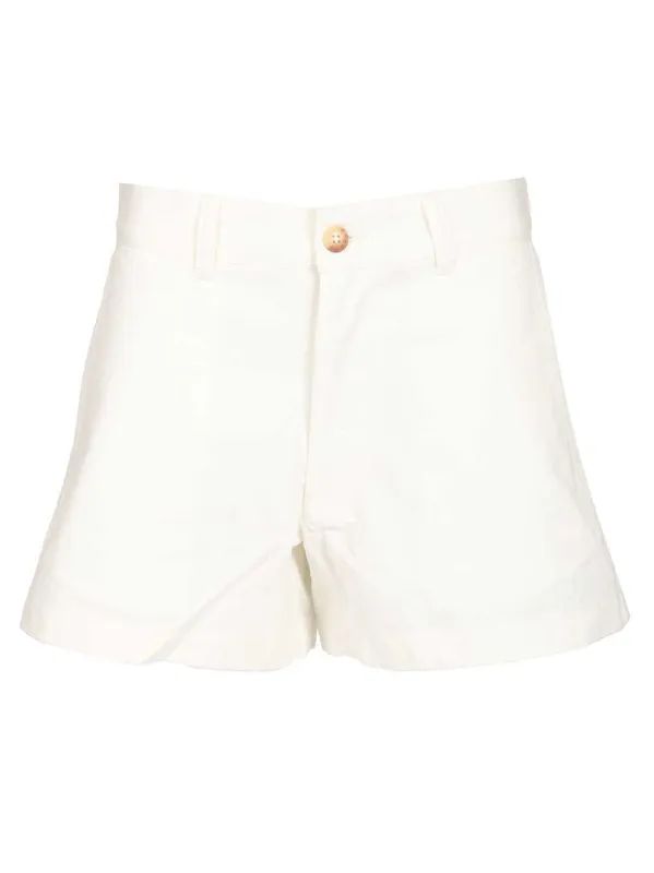 White Cotton Shorts Hats White sold by Wanan Luxury