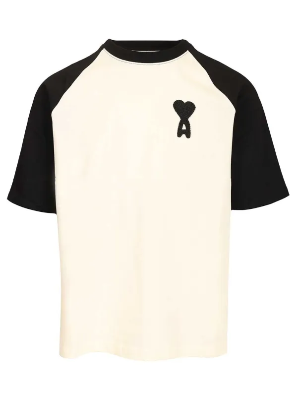 Ami De CœUr In Cotton Jersey T-Shirt White made by Wanan Luxury