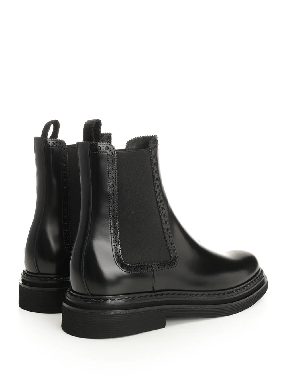 Brushed Calfskin Ankle Boots Black sold by Wanan Luxury product image thumbnail 3