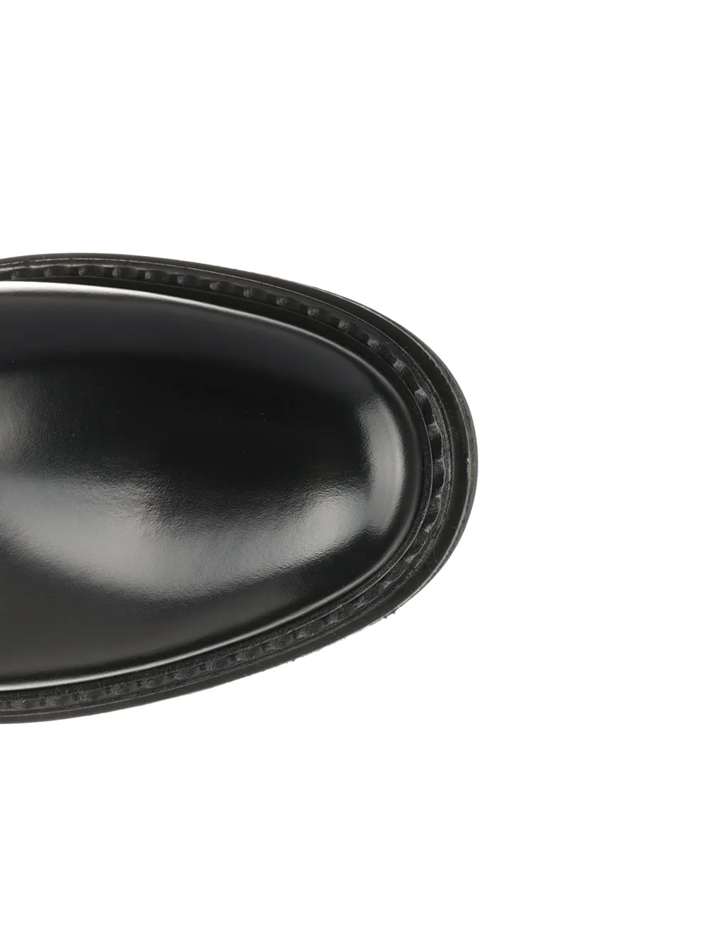 Brushed Calfskin Ankle Boots Black sold by Wanan Luxury product image thumbnail 4