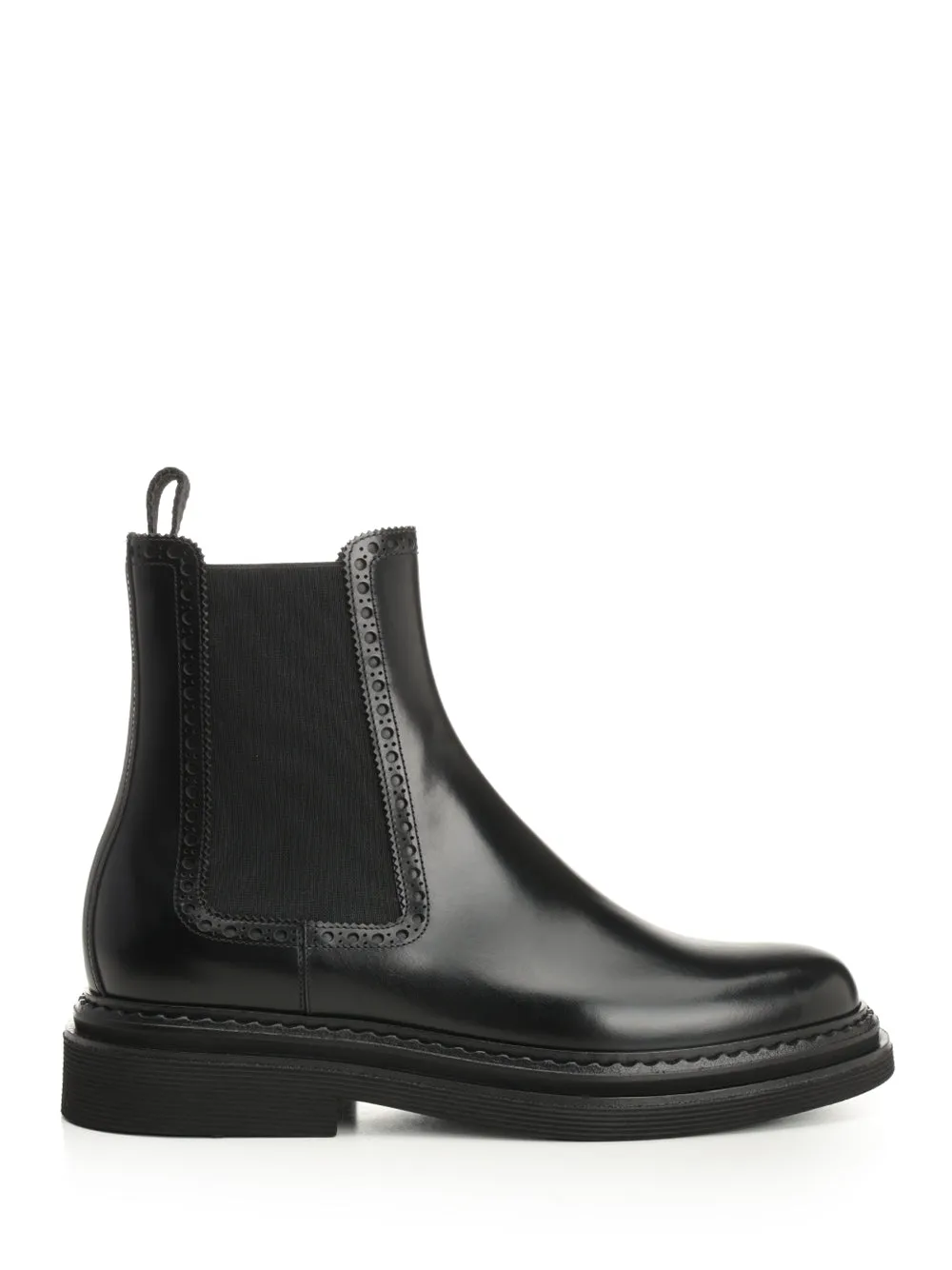 Brushed Calfskin Ankle Boots Black sold by Wanan Luxury