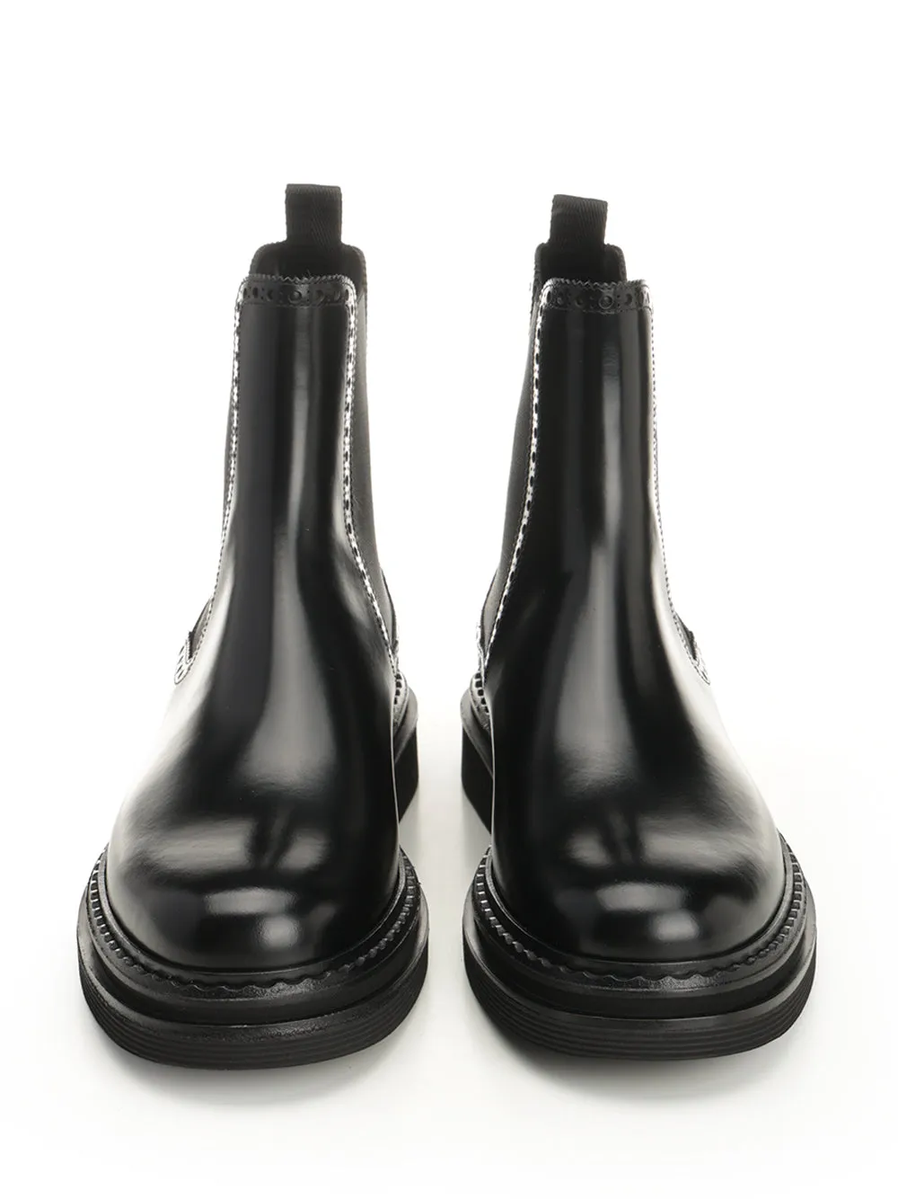 Brushed Calfskin Ankle Boots Black sold by Wanan Luxury product image thumbnail 5