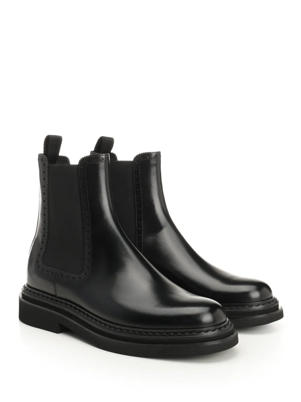 Brushed Calfskin Ankle Boots Black sold by Wanan Luxury product image thumbnail 2