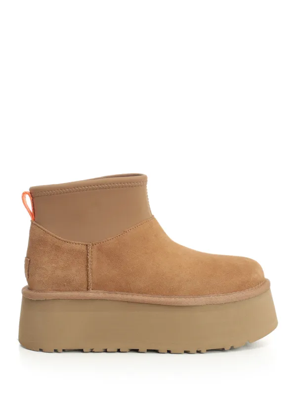Classic Mini Dipper Boots Brown made by UGG
