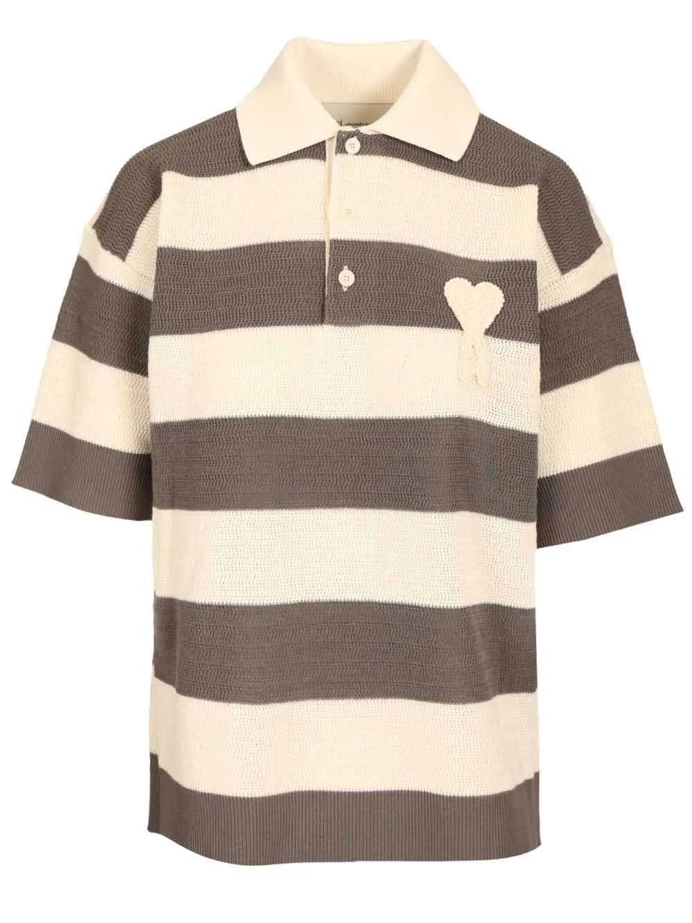 Short Sleeves Polo With Ami De Coeur Patch Polo Shirt Multicolor sold by Wanan Luxury