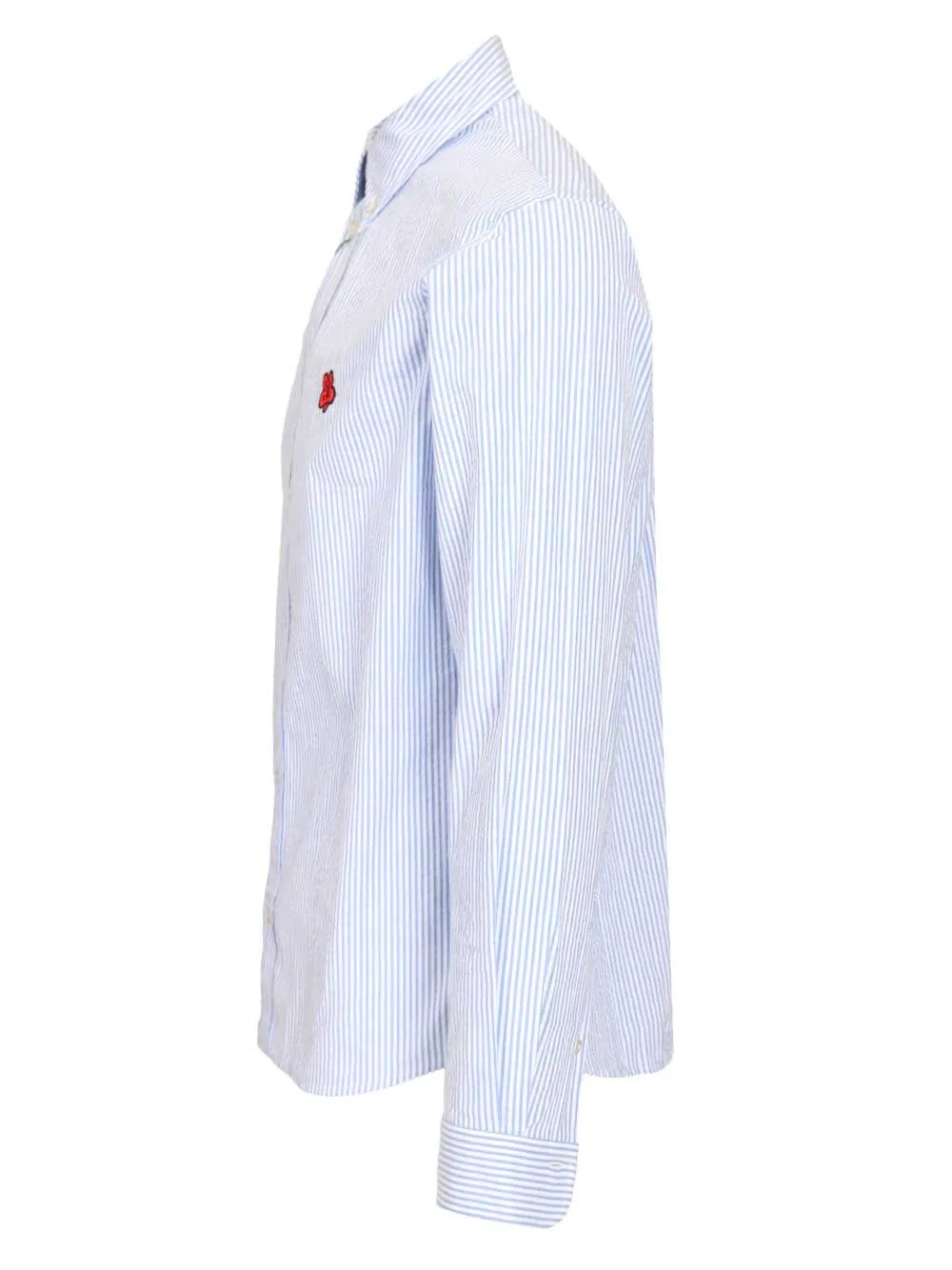 Boke Flowers Shirt Shirts Light Blue sold by Wanan Luxury product image thumbnail 3