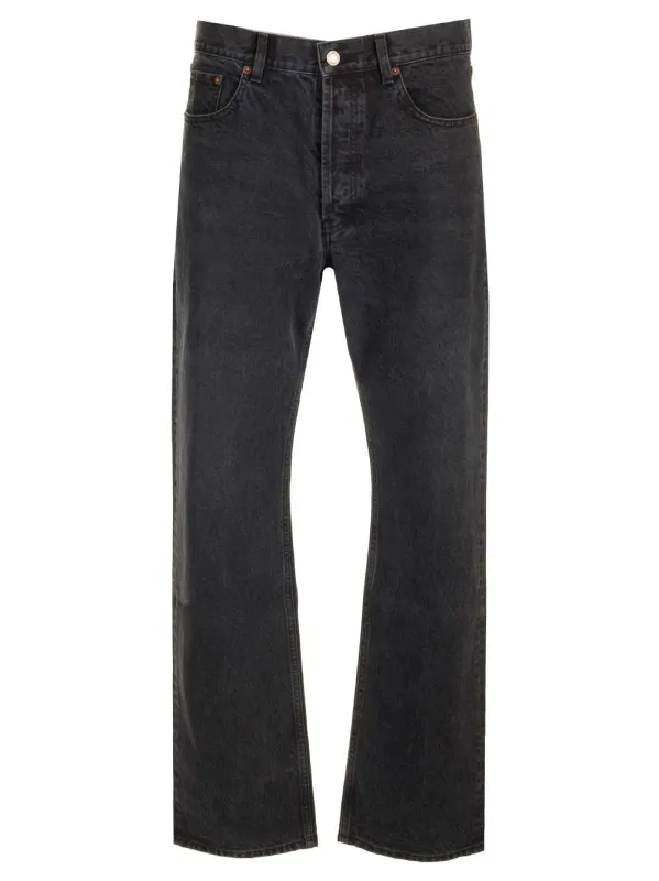 Straight-Leg Jeans Black made by Yves Saint Laurent