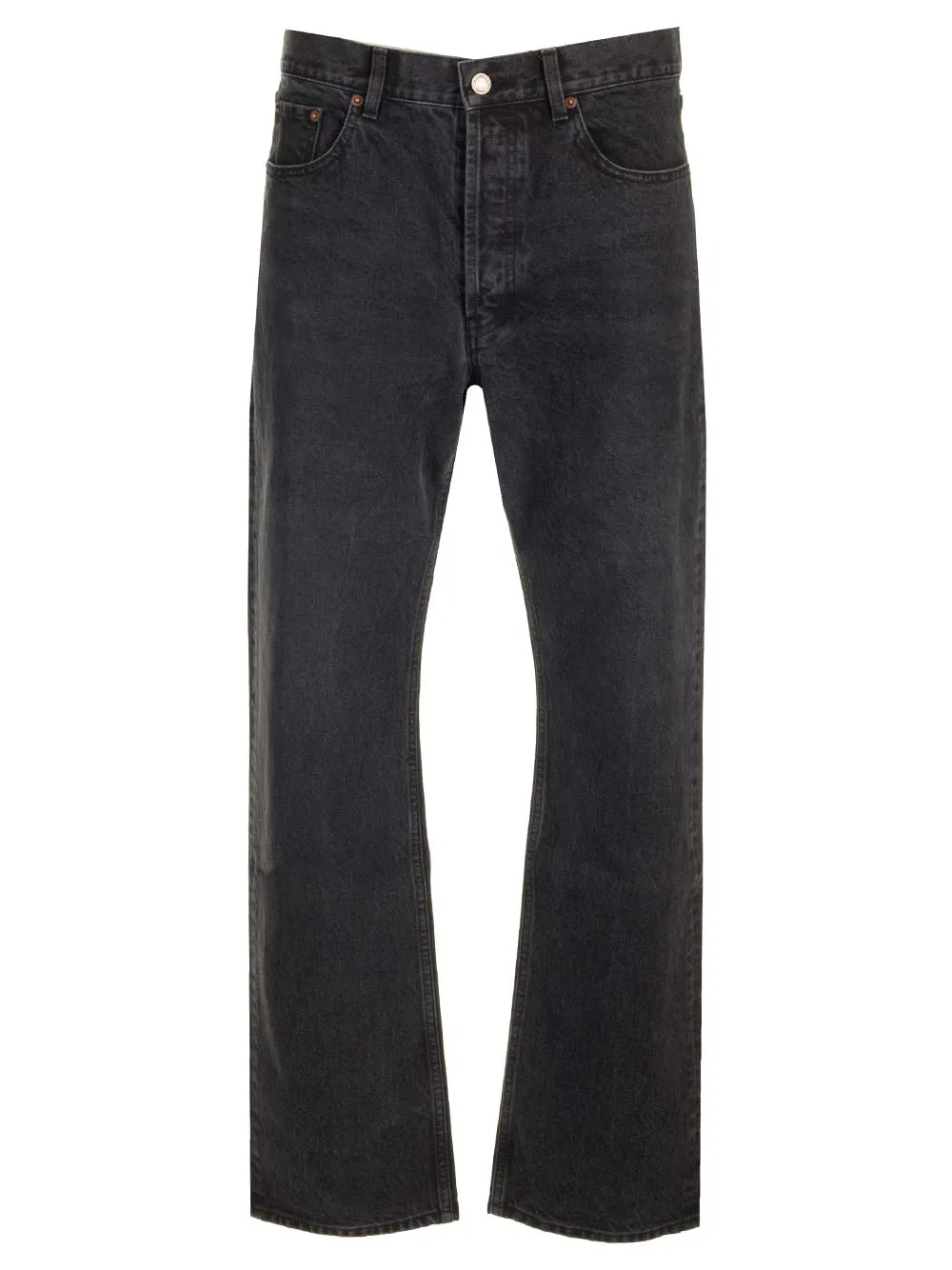Straight-Leg Jeans Black sold by Wanan Luxury
