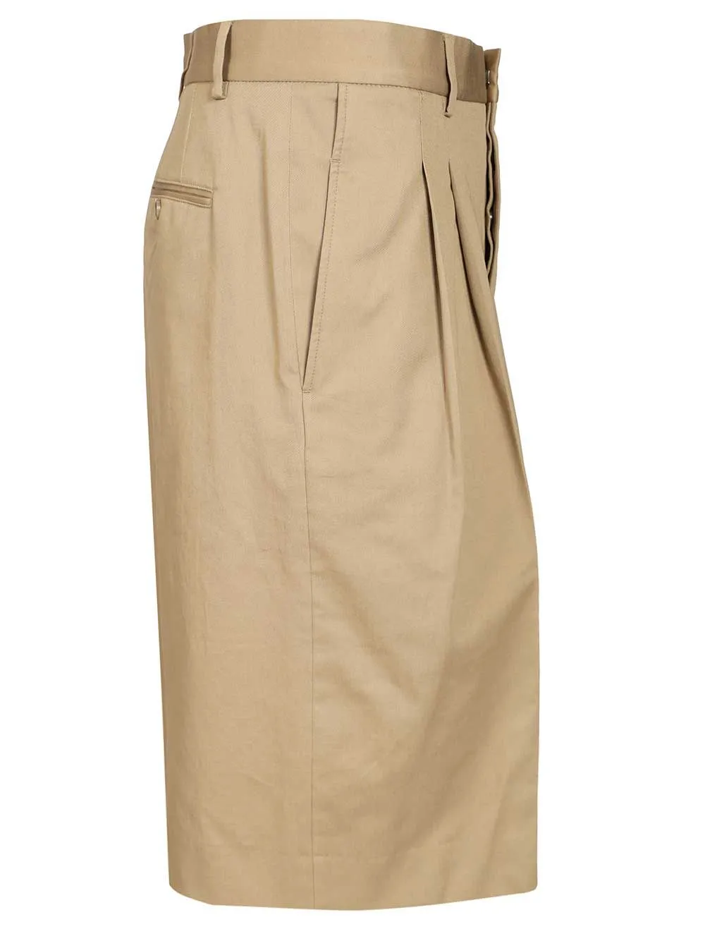 Wide-Leg Bermuda Shorts Trousers Beige sold by Wanan Luxury product image thumbnail 3