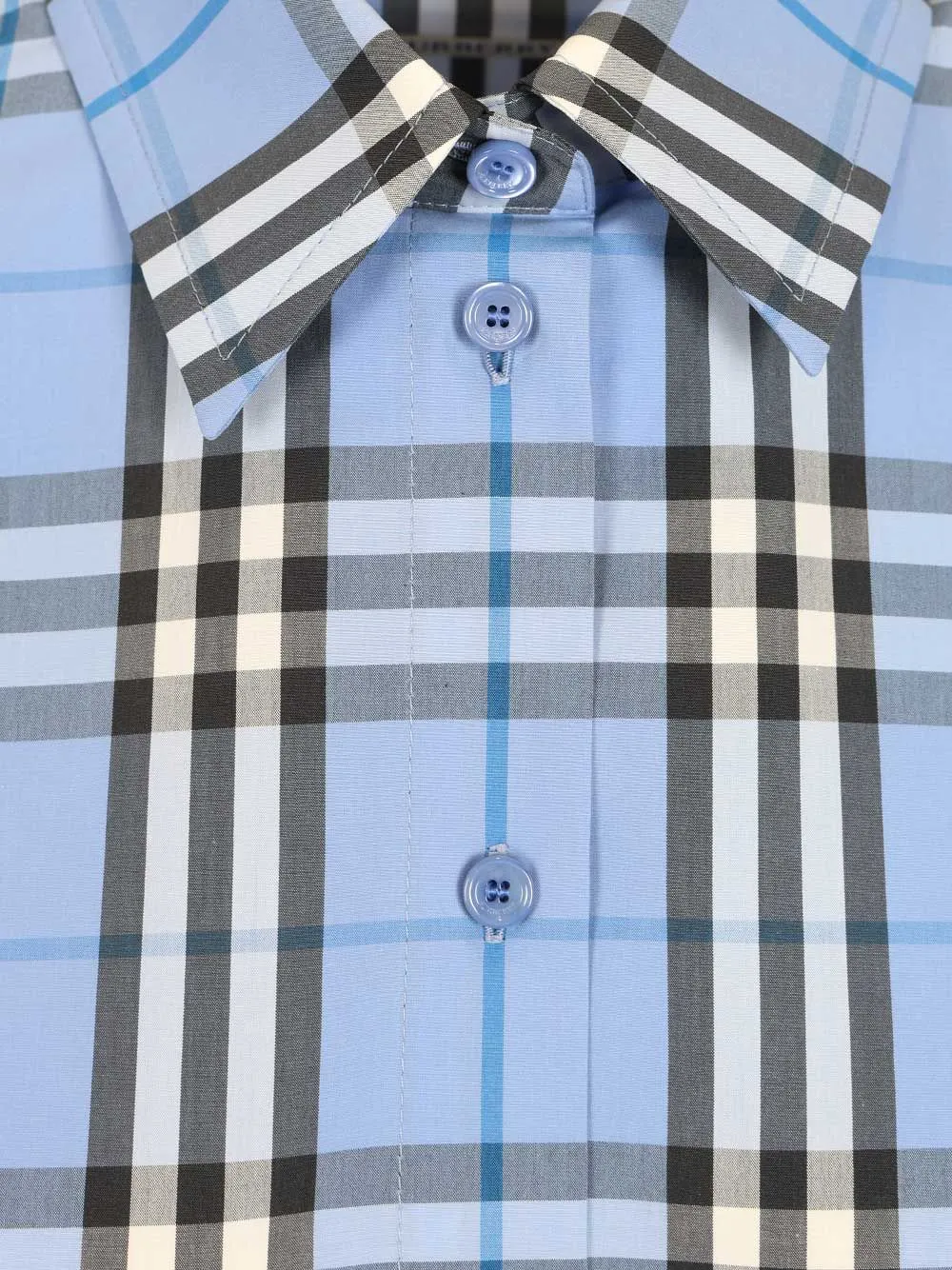 Check Shirts Light Blue sold by Wanan Luxury product image thumbnail 4