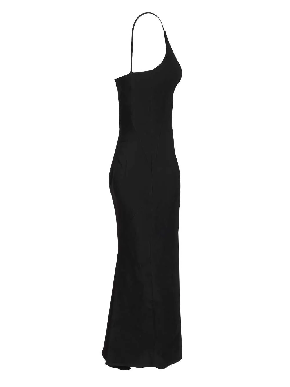 Sliced Midi Dress In Crepe Cady Dresses Black sold by Wanan Luxury product image thumbnail 3