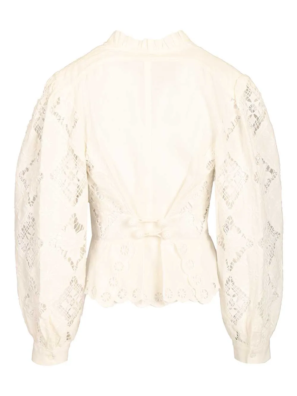 Nina Blouse Tops White sold by Wanan Luxury product image thumbnail 2